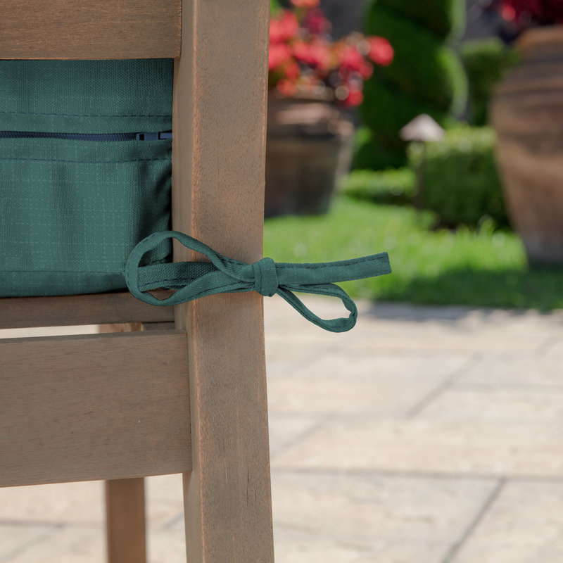 Coussin de chaise longue d'extérieur ARDEN 3,5 po, Bleu / vert / blanc
