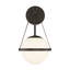  Applique murale 1 lumière Polson en noir mat Polson-70337220