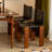 Retro Solid Boxwood Rectangular Dining Table-849977477