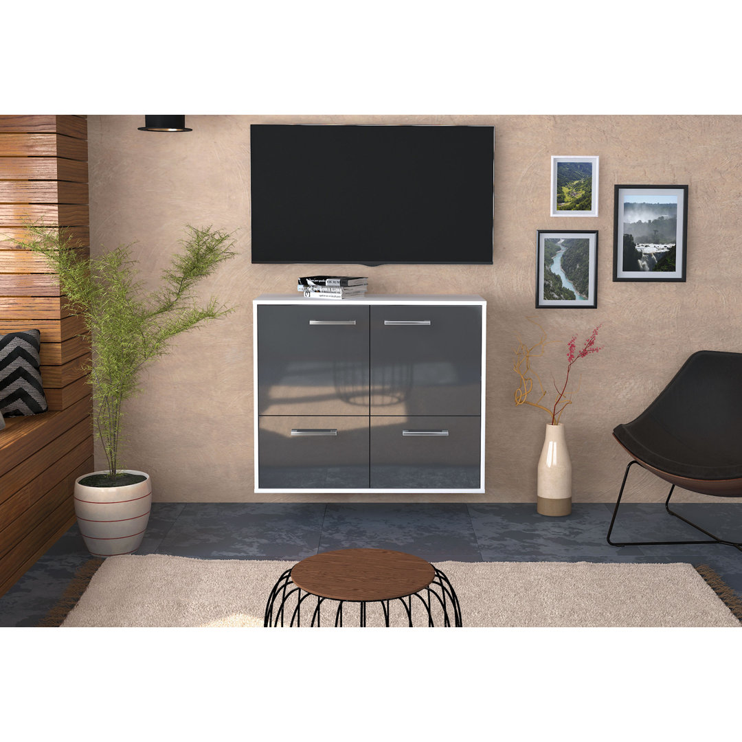 TV-Lowboard Montgomery aus Massivholz, 92 cm