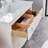 42" Solid Wood Bathroom Vanity with 1" Engineered Marble Top, Single Sink-378300696