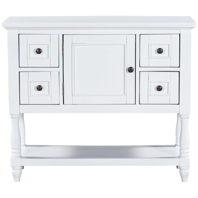 Console de 39,4 po Ailanny, Blanc