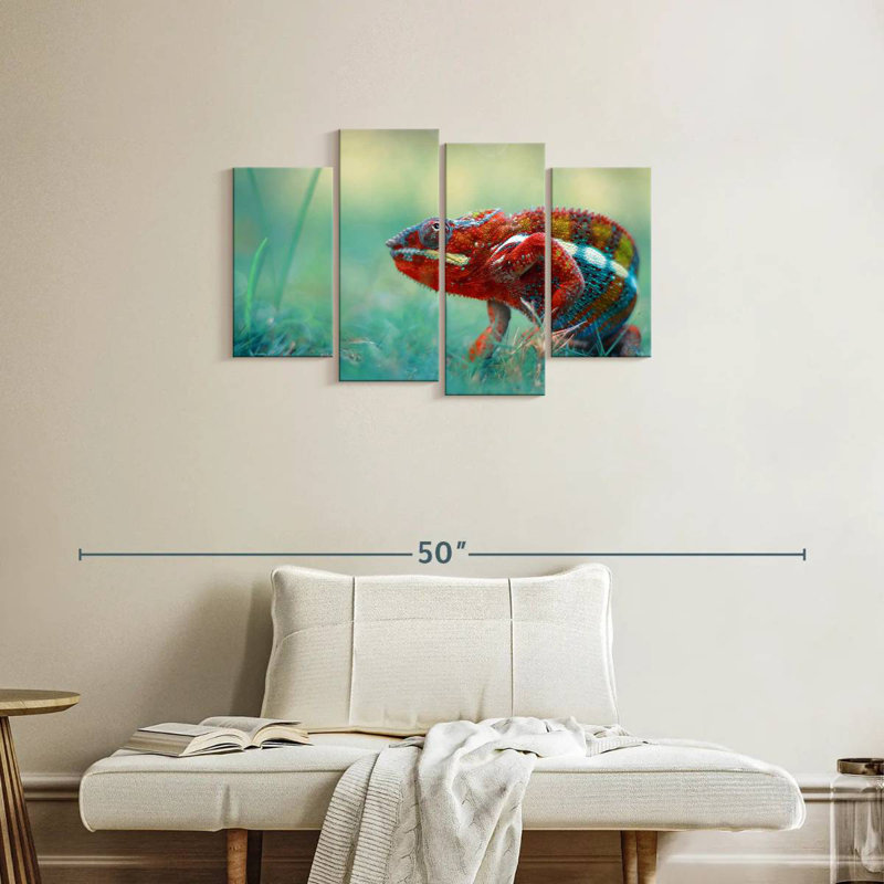 Brampt Vibrant Chameleon, 22" H x 36" W