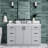 ARIEL Kelley 54 Single Bathroom Vanity Base Only-99377279