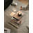 Square Wrought Iron Sofa Side Table, Silver.