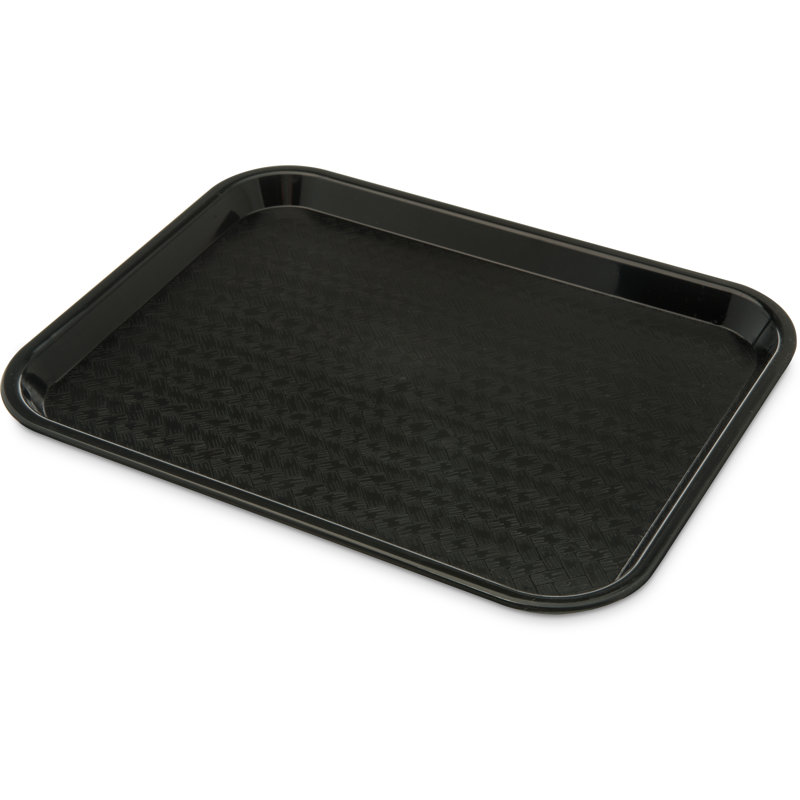 Plateau de service et support en plastique Carlisle Food Service Products, H 10 po x l 14 po, Noir