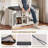 Farmhouse Storage Bench with Cushion