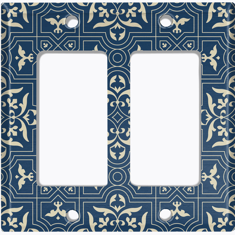 Plaque murale à bascule 2 bandes Vintage Elegant Tile