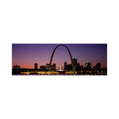 St Louis MO USA - Wrapped Canvas Panoramic Print