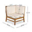 CHAISE D'ANGLE, CRÈME