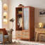 Armoire simple en bois massif de rotin