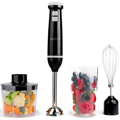 3 in 1 Hand Blender with Whisk and Chopper