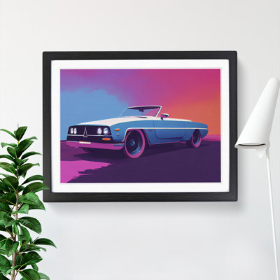 Neon Concept Car Vol.1 - Single Picture Frame Print