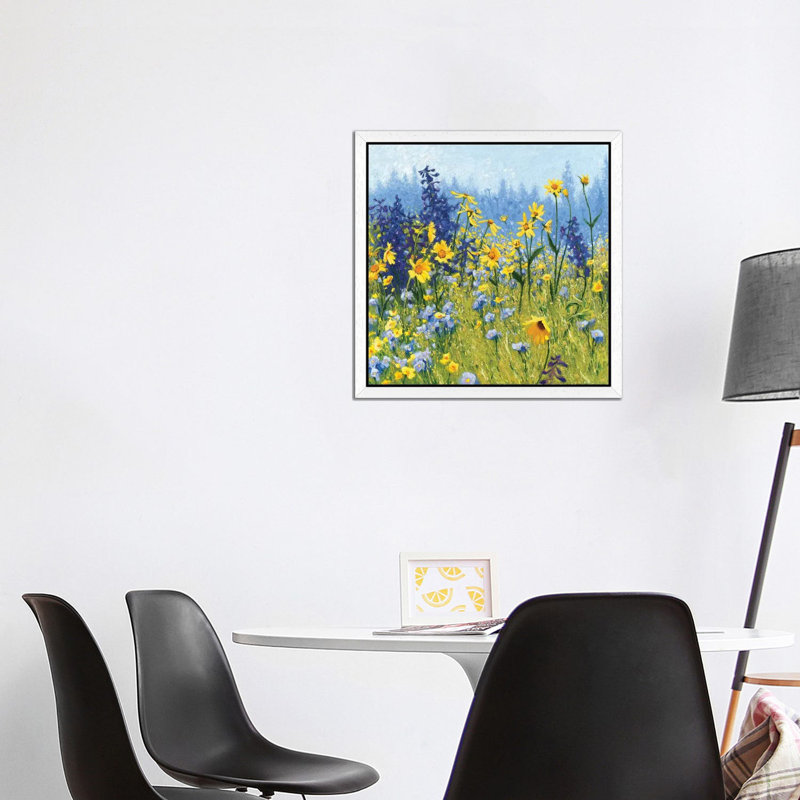 Joyful In July III by Shirley Novak - Print on Canvas, 30.48 cm H x 30.48 cm W, Wrapped Canvas