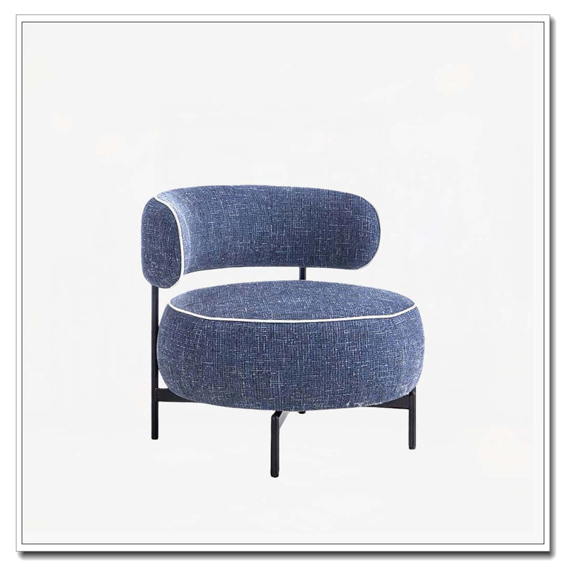 Pieds de chaise pivotante en métal, Bleu très foncé