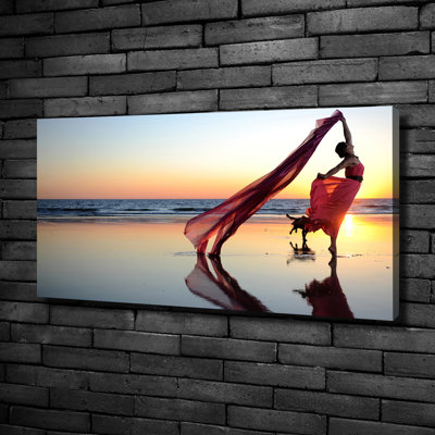 Dancing Woman - No Frame Print on Canvas