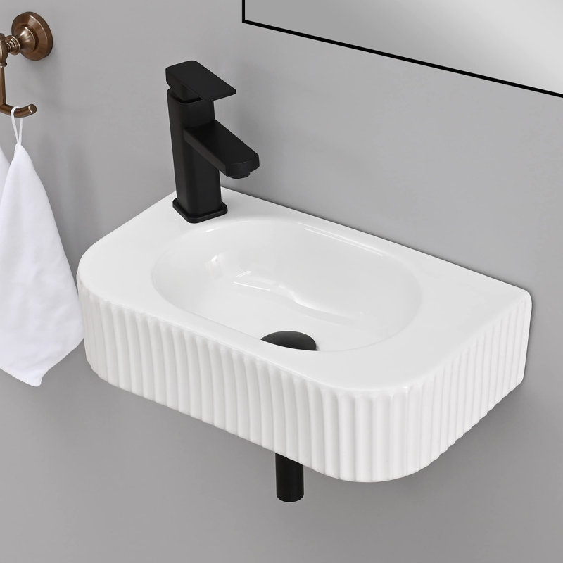 Lavabo mural rectangulaire
