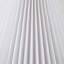 Ceramic Table Lamp With Fluted Fabric Shade