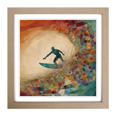 Surfing Precisionism - Framed Print