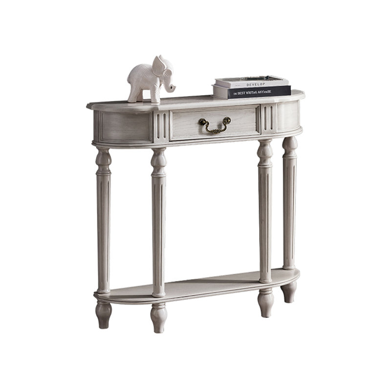 Retro Gray Solid Wood Rectangular Entryway Cabinet, 34.65" H x 39.37" W x 9.45" D