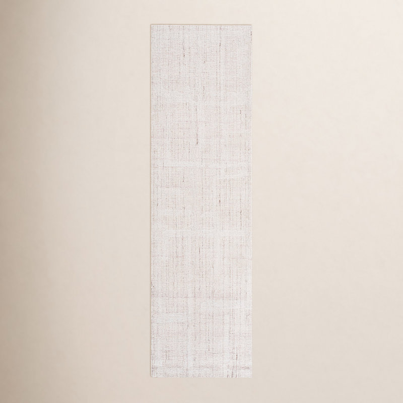Tapis en laine touffeté à la main Galipeau, Tapis de couloir 2 pi 3 po x 8 pi