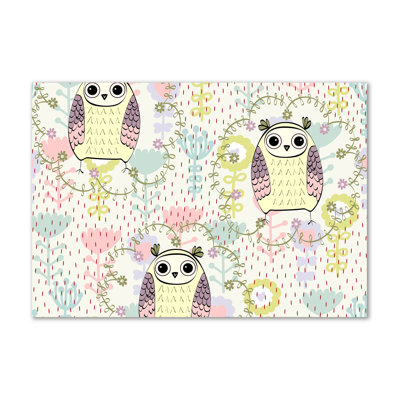 Owls - Wrapped Canvas Print
