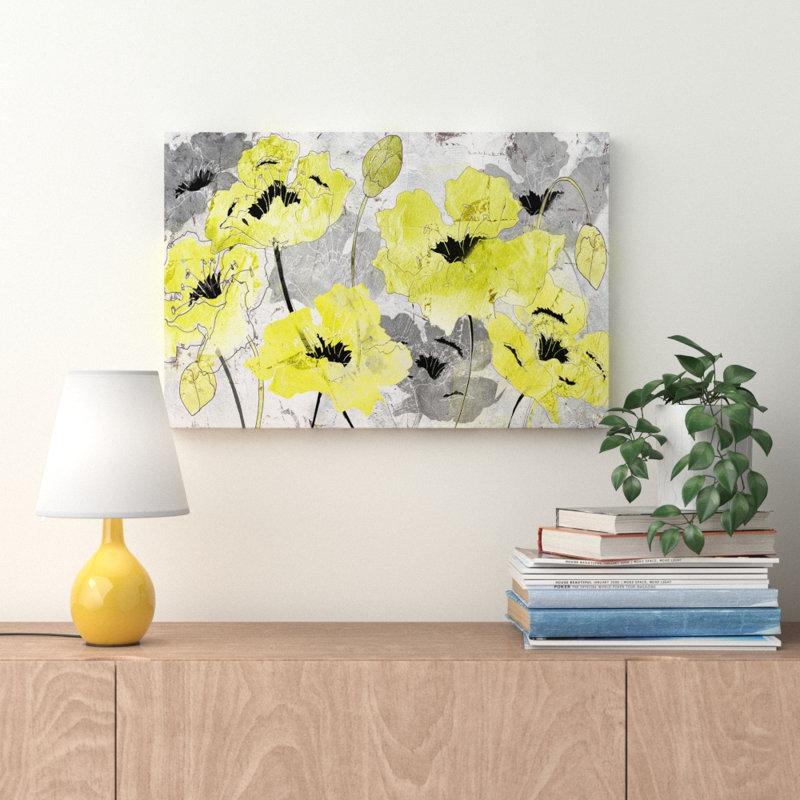 Poppies by Tre Sorelle Studios - Wrapped Canvas Print, 40.6cm H x 61cm W
