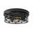 11 In. 2-Light Farmhouse Black Flush Mount Ceiling Light Fixture With Turnable Light Cap (1-Pack)-865008262-865008264