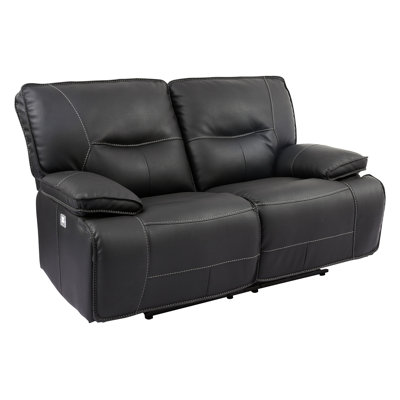 Pomona Upholstered 65'' Power Reclining Loveseat