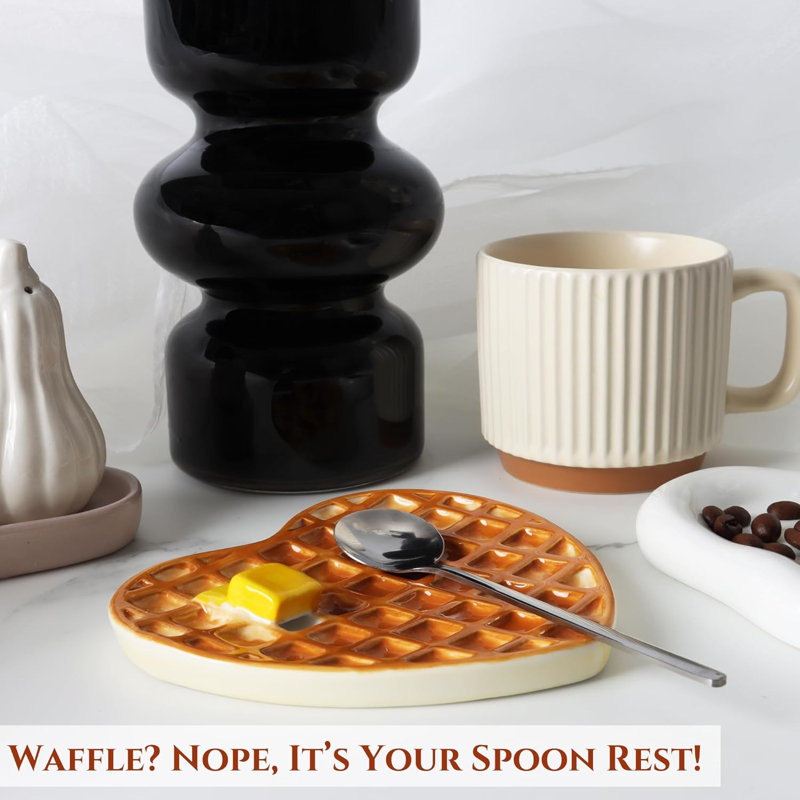 Waffle Spoon Rest For Stove Top