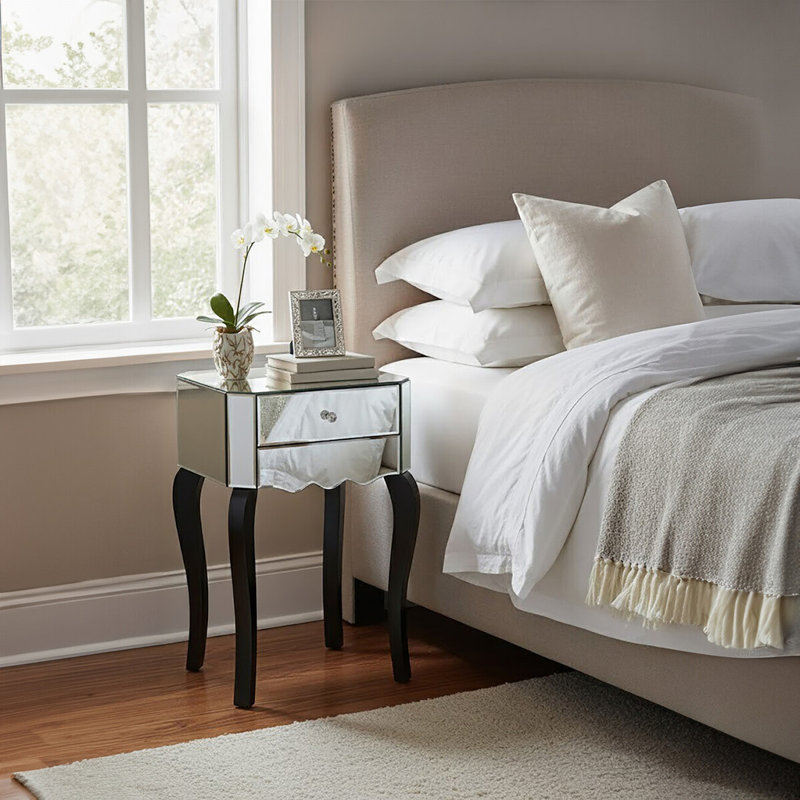 Dampier End Table, Mirror