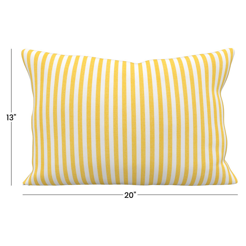 Coussin intérieur / extérieur Amala Sunbrella®, Tournesol à la voile