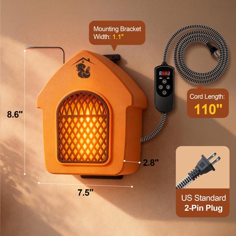Chaufferette pour chien, Orange