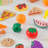 30-Piece Plastic Play Food Set with Fruits, Veggies, Sweets and More
