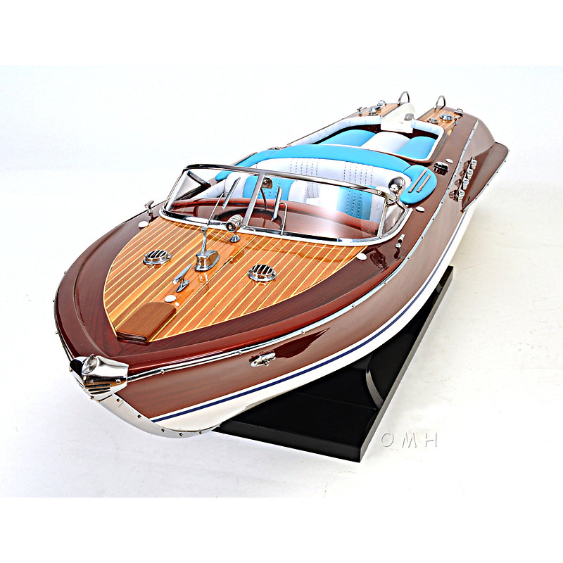 Bateau peint aquarama Riva