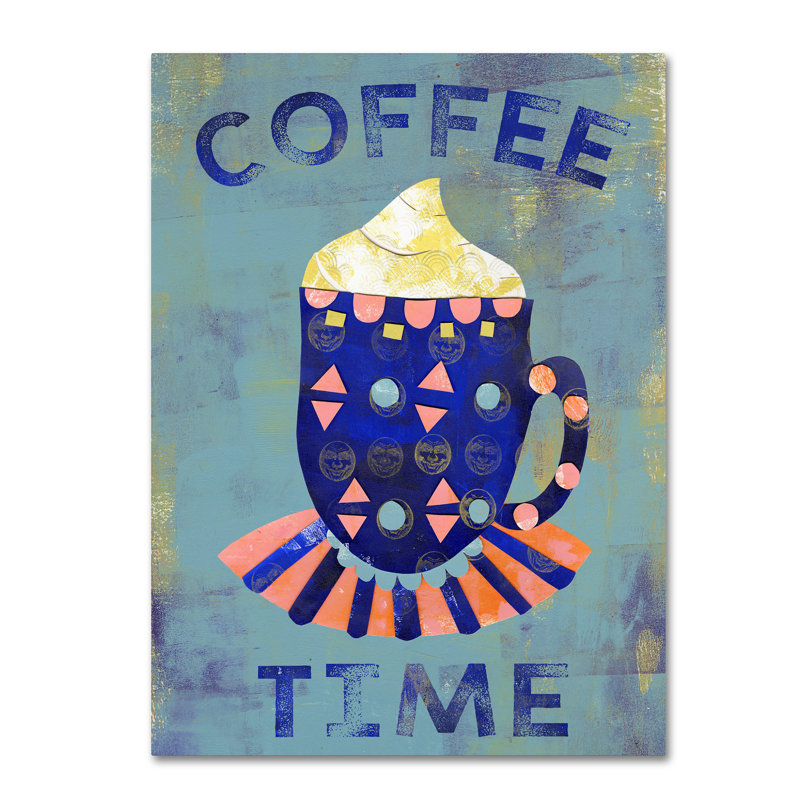 « coffee 1 », reproduction d’impression sur toile tendue, H 19 po x l 14 po x P 2 po