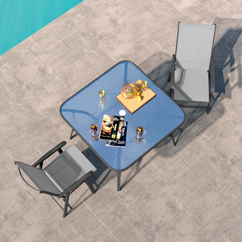 Ananiah 2 - Person Patio Dining Set Round Table
