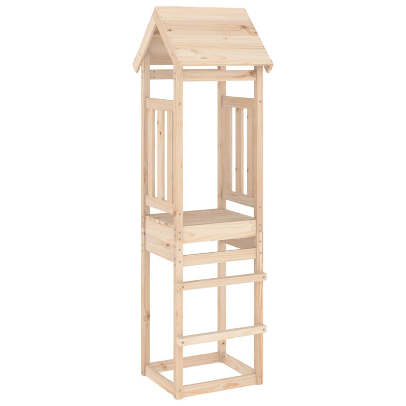 Play Tower 52,5x46,5x206,5 cm Wood, Solid Wood Pine