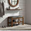 Banc de rangement en similicuir Aavan