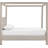 Salina Linen Textured Fabric Upholstered Bed-1559567301-1559567296