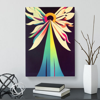 Angel In Abstract - Wrapped Canvas Print