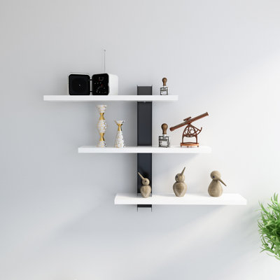 Marinel 3 Piece Tiered Tiered Shelf with Adjustable Shelves