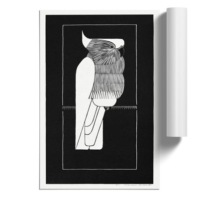Crested Cockatoo 1 Piece Painting