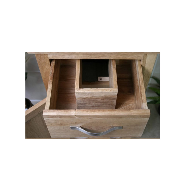 Damarion 401mm Single Bathroom Vanity with Vessel Glass Basin