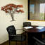 Décoration murale en acacia