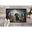 Paillasson Dachshund Spooky Halloween 18 x 27-1150206184