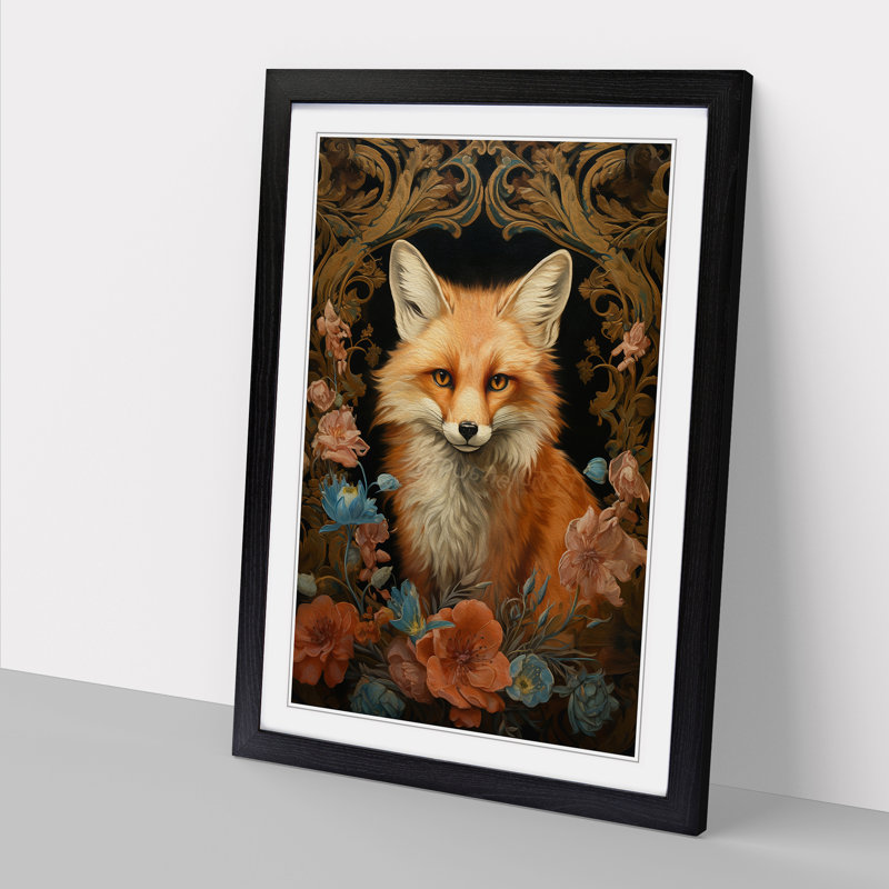 Single Picture Frame Print on Wood, Black Framed, 64cm H x 46cm W