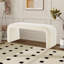 Banc rembourré de 43,98 po avec tabourets-1999300719