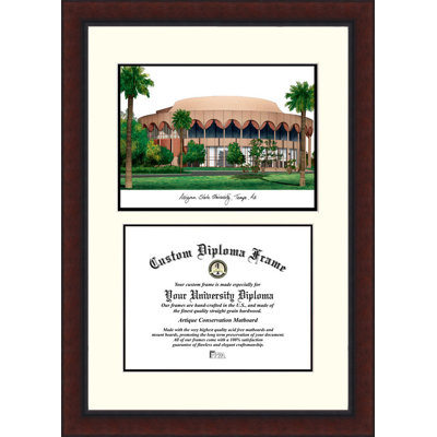 Cadre photo à diplôme héritage héritage de l’arizona state university NCAA