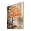«Orange and Gray Forest Autumn Elegance I» sur impression sur bois-489169749